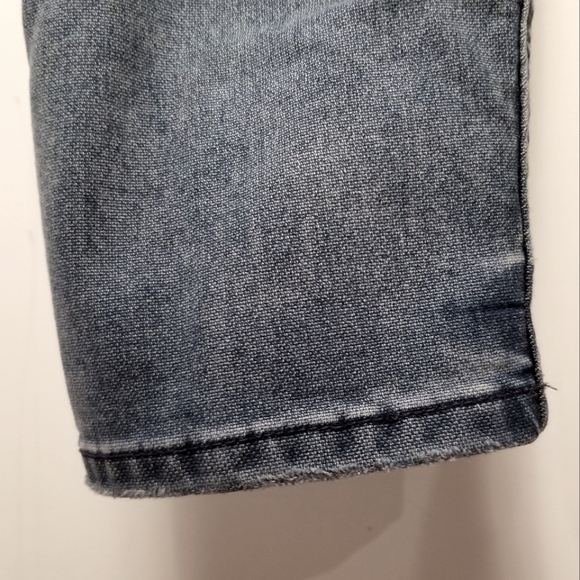 H&M Kids Distressed Denim Overalls,  sz 7-8 - Picture 8 of 11